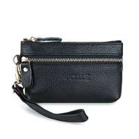 NUCELLE纽芝兰正品女包幽幽淡香系列牛皮手抓包 070010 黑色