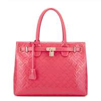 JUSTSTAR欧时纳 正品女包夏日甜心糖果色手提斜跨两用包 450苹果红