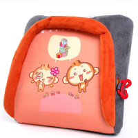 悠嘻猴 车居两用儿童安全增高坐垫 便携充气式儿童汽车安全座椅 橙色派对款