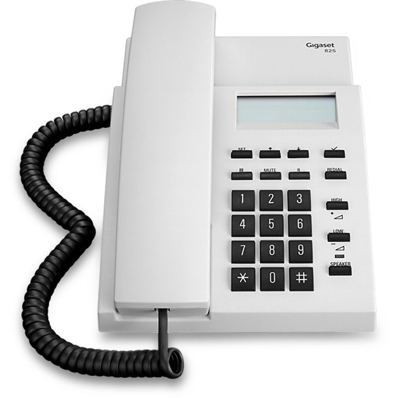 德国集怡嘉(Gigaset)原西门子品牌 825办公座机 家用电话机(淡灰)