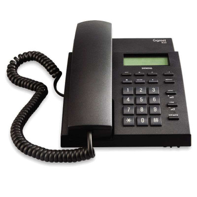 德国集怡嘉(Gigaset)原西门子品牌 825办公座机 家用电话机(黑色)