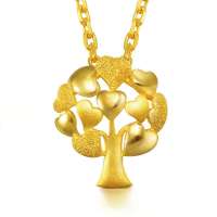 周生生 黄金(足金)祈愿爱情树吊坠 82302p (1.95克)