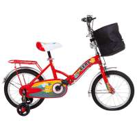 强孩纳儿童高级折叠自行车F1605-3大红