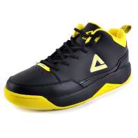 匹克-peak男经典篮球鞋E23171A黑色/闪耀黄43