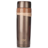 富光琥珀真空泡杯 咖啡色