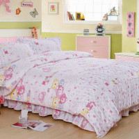 维科全棉印花四件套韩式可爱熊乖乖1.5米