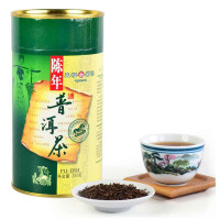 天福茗茶云南精品纯料熟茶叶/陈年普洱一级芽茶-200(250克圆罐装)