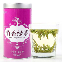 天福茗茶四川峨眉高山竹香绿茶(100克铁罐装)