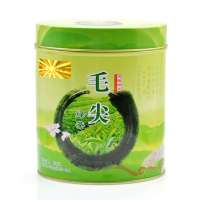 天福茗茶四川特产名茶乐山毛尖绿茶叶(150克铁罐装)*2