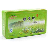 天福茗茶四川特产绿茶(120克铁盒装)