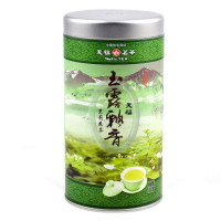 天福茗茶四川茉莉花茶叶浓香贡品特产/玉露飘香(100克绿色罐装)