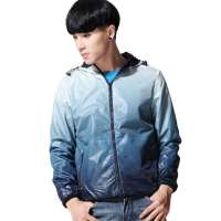 唐狮 男渐变双面穿夹克外套11111105200360303(冰蓝S)