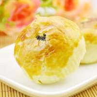 天福茗茶精品茶食热加工糕点绿茶蛋黄酥(300克盒装)*2