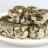 天福茗茶厦门特产南瓜仁小酥糖绿茶巧果(130克铁盒装)*3