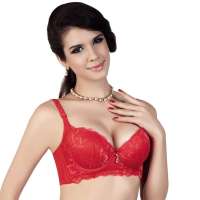 仙子宜岱心有千千结3/4时尚功能型调整杯文胸大红(A85)1262