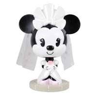 Disney迪士尼婚庆米妮摇头公仔 车载摆件