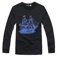 L.L.Sibling  印帆船图案圆领卫衣142149(黑色/XL)