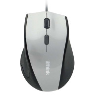 埃森客(Ithink)有线光电鼠标 亮色银