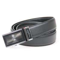 红豆HODO尊贵品位黑色男士牛皮腰带 自动扣皮带HD-H04黑