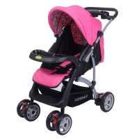 凯德氏婴儿推车 轻便可平躺 婴儿车 可折叠918A粉色