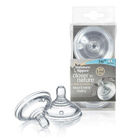 汤美天地“母乳自然”防胀气宽口径奶咀–中流量