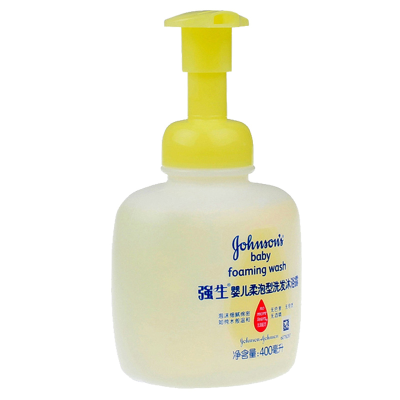 强生婴儿柔泡型洗发沐浴露400ml