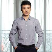 HODO红豆男士休闲小格子长袖衬衫HDECS2285(小格子39)