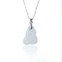 诺曼诺兰天然翡翠A货吊坠仙人桃