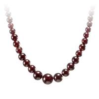 诺曼诺兰12.7mm石榴石项链石榴精灵