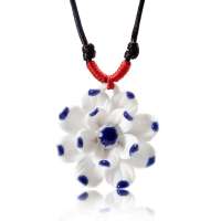 诺曼诺兰中国风青花瓷吊坠花街诺