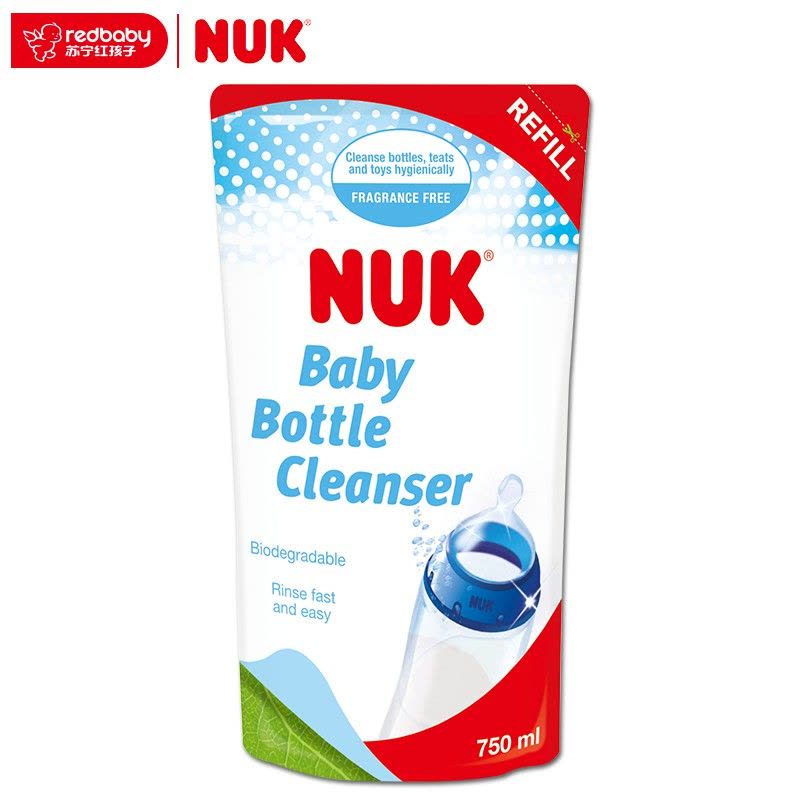 NUK奶瓶餐具可降解清洁液750ml补充装果蔬奶瓶清洁剂图片