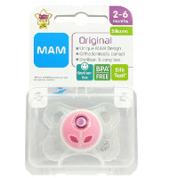 MAM迷你型丝感安抚奶嘴(单只)MAM701023