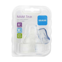 MAM防胀气丝感奶嘴(X型)MAM701245