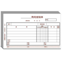 用友 UFIDA A4费用报销单S0343 (纯木浆纸/彩色升级)208x127MM