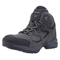 海泰客HI-TEC男超轻户外登山鞋 防水高帮徒步鞋18-5B024(深灰色/44)