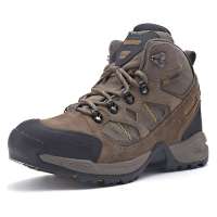 海泰客HI-TEC男超轻户外登山鞋 防水高帮徒步鞋18-5B024(棕色/40)