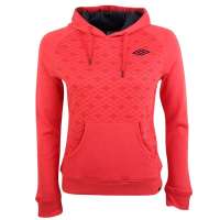 UMBRO茵宝女式针织连帽卫衣215413010(茄红色/XXL)