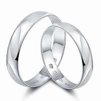 珂兰钻石 足迹 PT950铂金情侣对戒