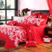 玛瑞吉全棉斜纹印花四件套蜜漾爱情1.8床