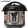 利仁(Liven)电压力锅高压锅多功能家用5L大容量电压力煲可预约电饭锅电饭煲电炖锅西施压力煲DNG-500A不锈钢色