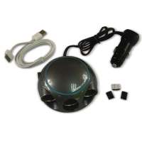 车德克 UFO 3孔+USB 点烟器扩充充电器 DK-4306 灰色