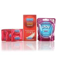 杜蕾斯热感超薄12只+震震环随机赠3只