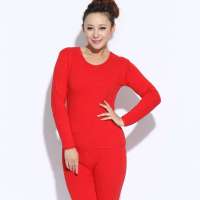 北极绒女款羊毛竹炭暖肤绒中国红(160)B041003121