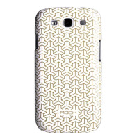 洛克(ROCK)奢系列三星I9300保护壳 白色