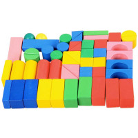 丹妮奇特 大块彩色环保50粒桶装积木  CDN-1508