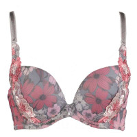 欧迪芬印花刺绣文胸PM-青石灰(75A)OA23230