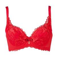 欧迪芬3/4罩剪接文胸RD-中国红(85D)OA13247