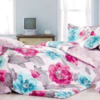 乐加全棉印花四件套水墨画1.5米床