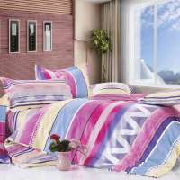 乐加全棉印花四件套品味人生1.5米床