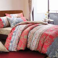 乔曼帝全棉双人四件套_巴黎记忆1.5m床适用